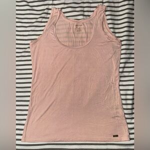 Calvin Klein Liquid Jersey Tank Top Womens Pink/Peach; Scoop Neck; Size M